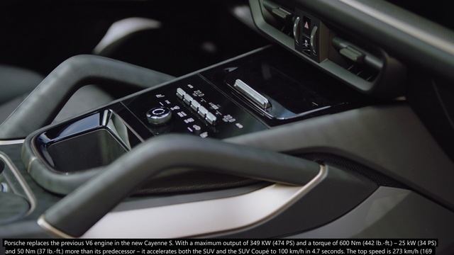 Porsche Cayenne E-Hybrid Coupe - Interior смотреть онлайн