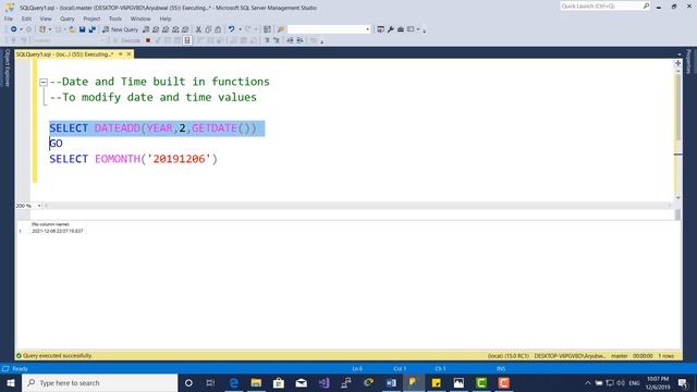 DATEADD and EOMONTH Functions in Pashto Part 51 смотреть онлайн