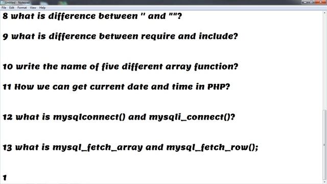 TOP PHP MYSQL INTERVIEW QUESTIONS AND ANSWERS || PHP Tutorial [For Beginner] | #33 смотреть онлайн