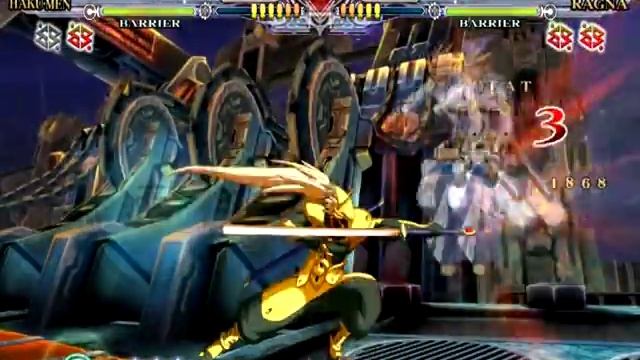 BlazBlue Continuum Shift - Hakumen Combos смотреть онлайн