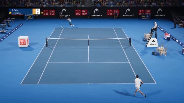 Matchpoint Tennis Championships - Benoît Paire vs Nick Kyrgios - DEMO - PC Gameplay смотреть онлайн