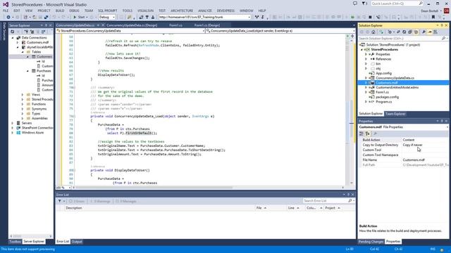 Entity Framework and Concurrency Issues смотреть онлайн