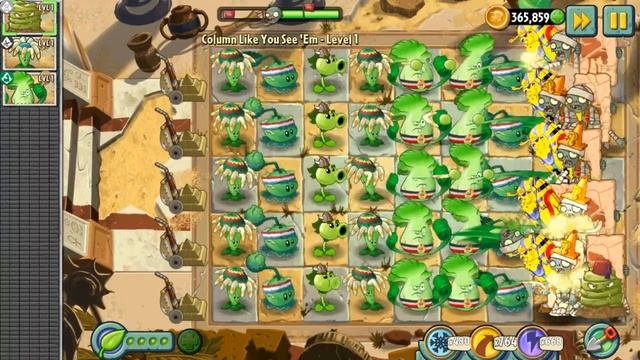 Plants vs. Zombies 2 - Column Like You See 'Em: Level 1 смотреть онлайн