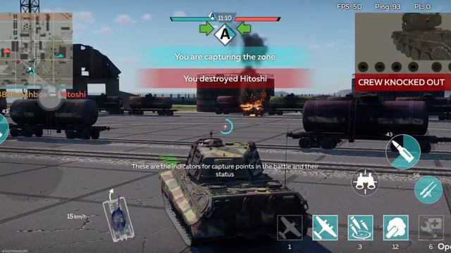War Thunder Mobile Tiger II смотреть онлайн
