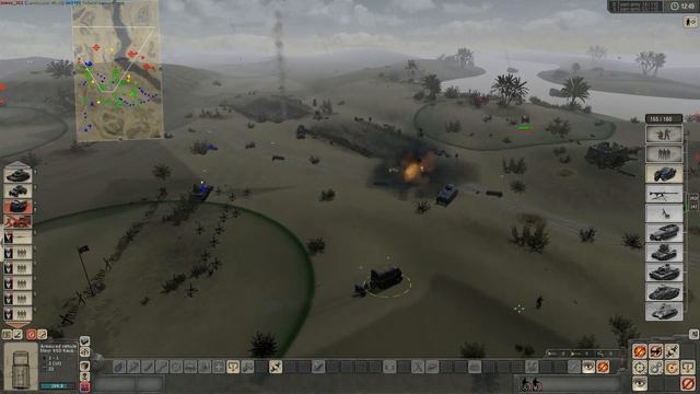Men Of War Assaul Squad (GSM mod) - GerVsUk '41 - " Derna Side B " смотреть онлайн
