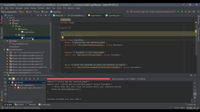 Selenium Cucumber Java BDD Framework 1 2021 - Cucumber Selenium Tutorial-LEC #05 смотреть онлайн
