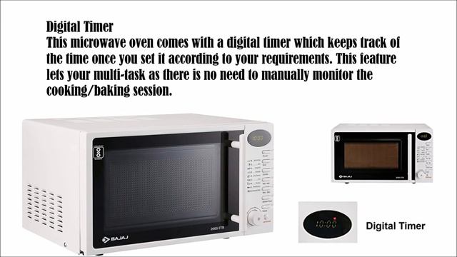 Bajaj 20 L Grill Microwave Oven || Best price In Amazon смотреть онлайн