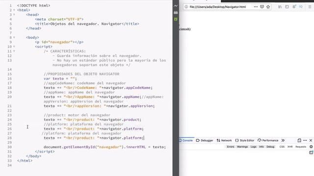 Curso de Javascript - 2.17. Objetos del navegador (BOM). Navigator смотреть онлайн