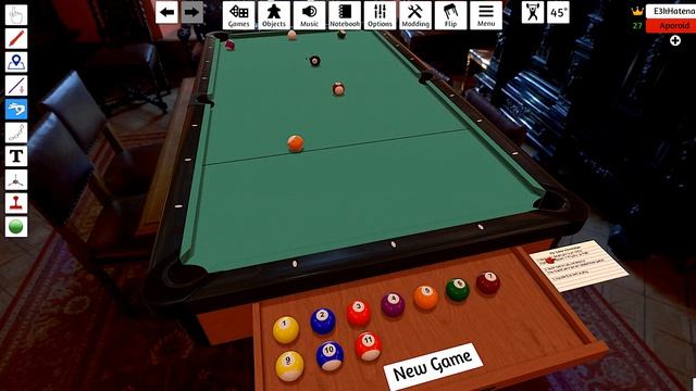 Tabletop Simulator Billiards Is Hard