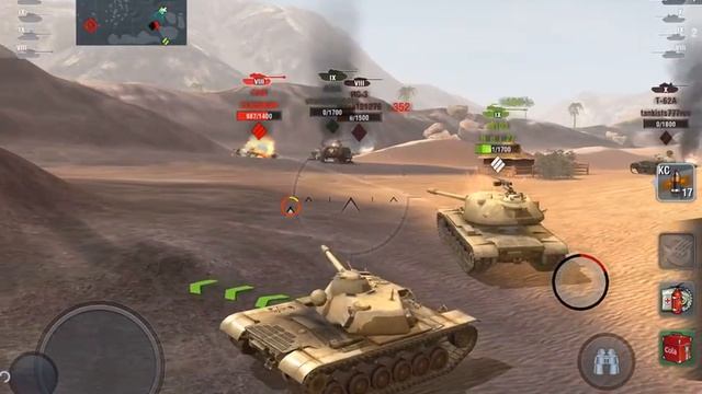 WoT Blitz [60FPS] - T110E5 [iPad Air 2] смотреть онлайн