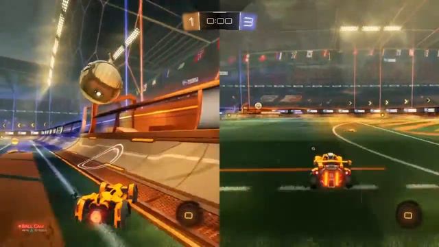 Rocket League: 2 Player Split Screen Action