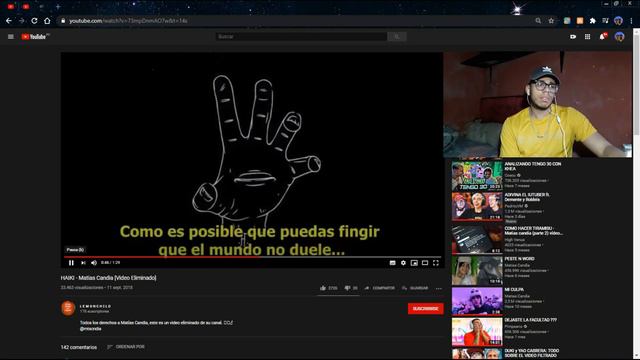 (REACCION) HAIKI - Matias Candia (Too Yugan) смотреть онлайн