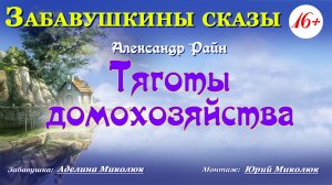 Александр Райн "ТЯГОТЫ ДОМОХОЗЯЙСТВА" Читает Аделина Миколюк.  Возрастная категория: 16+
