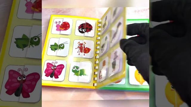 Набор игр на липучках для самых маленьких «Мои первые половинки» смотреть онлайн