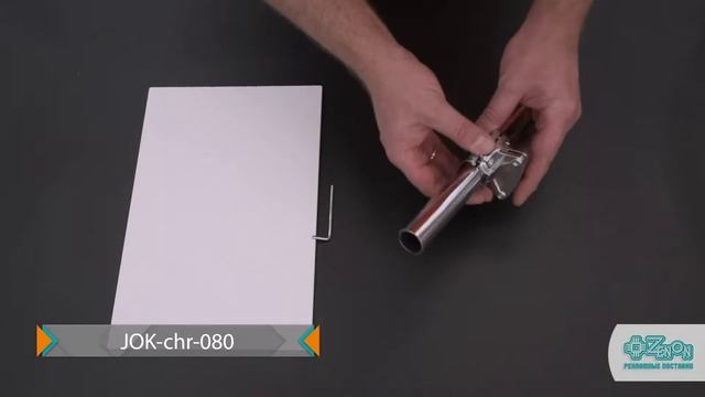Зажим для полки ДСП одинарный JOK-chr-080 смотреть онлайн