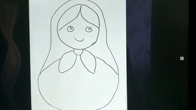 21 апреля - Рисование - "Матрёшка" младшая группа Почемучки смотреть онлайн