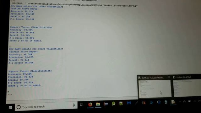 UMKC Python/Deep Learning ICP4 SP2019 Class ID 9 смотреть онлайн