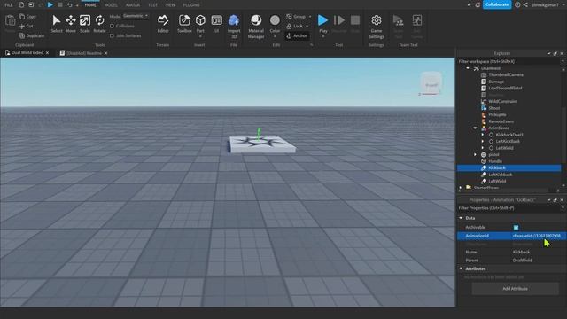 Dual Wield Pistol - Roblox Studio смотреть онлайн