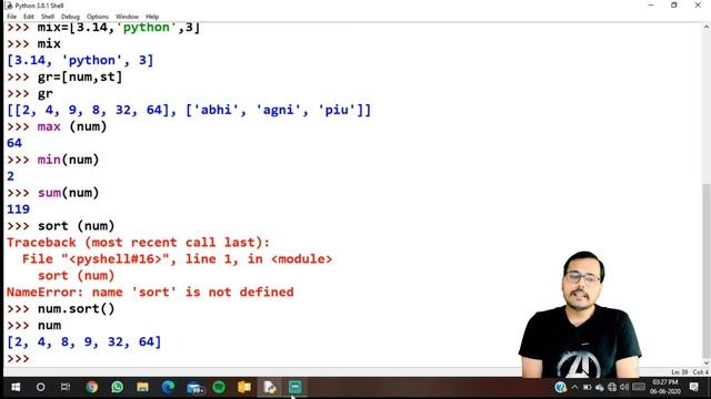 Day 3 | Make #PYTHON Easy with Abhi Sir | Lists | Functions of Lists | CBSE | #Bengali смотреть онлайн