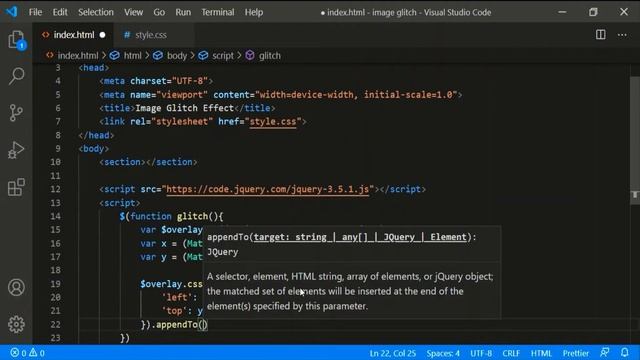 Image Glitch Effect | HTML5 CSS3 & jQuery смотреть онлайн