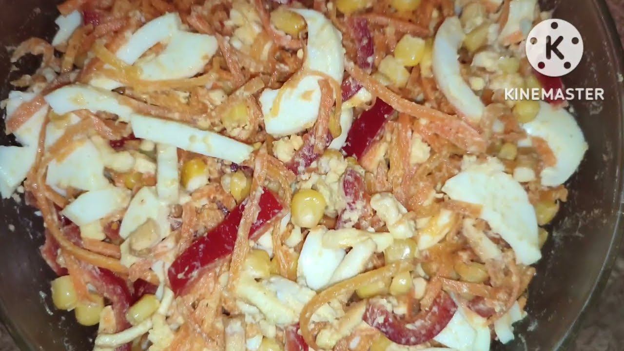 Очень вкусный САЛАТ с сыром "косичка". Вкус Вас приятно удивит. смотреть онлайн