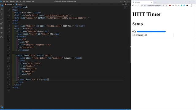 I coded a HIIT Timer with HTML and CSS (Part 1) смотреть онлайн