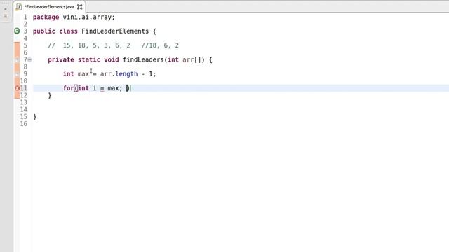 #10: Find Leader Elements in Unsorted Array - Java [WeTechie] смотреть онлайн