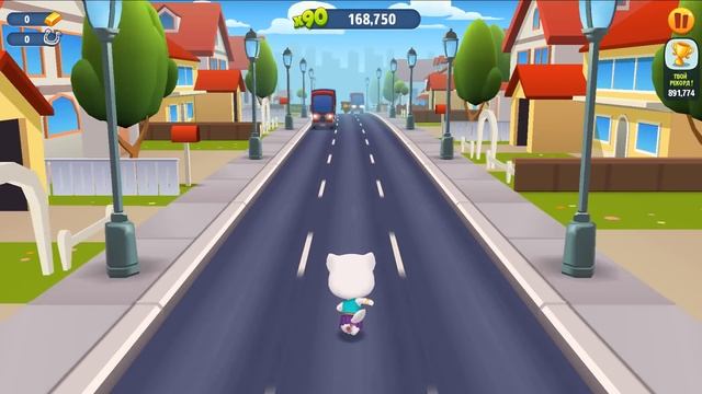 Говорящий Том бег за золотом #10 событие Дикий Запад и открытие Неоновой Анджелы смотреть онлайн