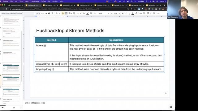 CSCI2120 - Lecture 21A: Unit3-IO - PushbackInputStream смотреть онлайн