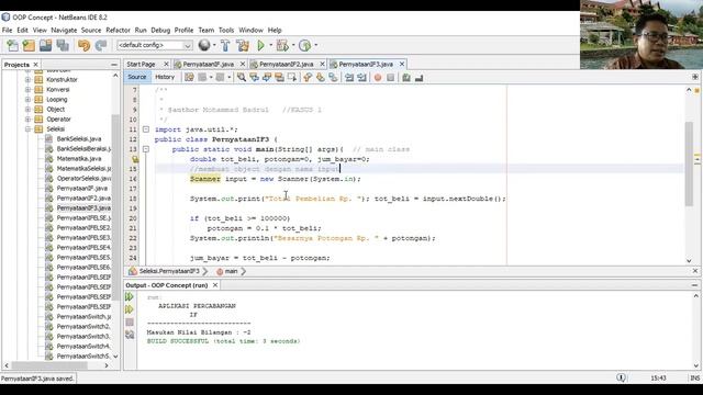 Membuat Aplikasi Percabangan IF Dan IF ELSE Dengan Netbeans 8.2