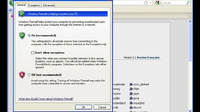 wampserver firewall.avi смотреть онлайн