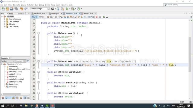Constructor, Destructor, Overloading, Overriding смотреть онлайн