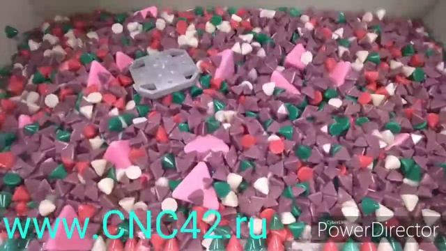 Галтовка фрезерованных заготовок из алюминиевого сплава смотреть онлайн