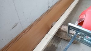 Распил бруска 40х40 электролобзиком Aceline AJS500