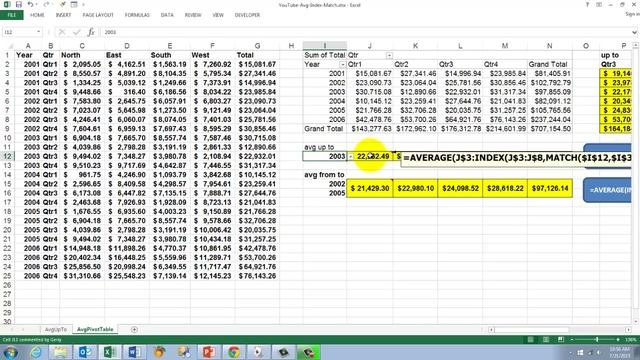 Find a Cell Range with INDEX and MATCH смотреть онлайн