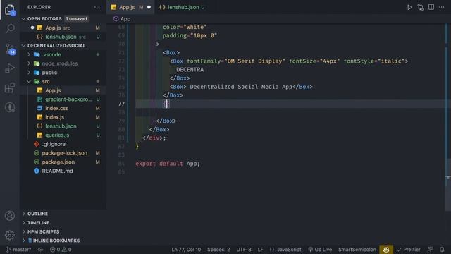 Build a DECENTRALIZED Web3 React Social Media App for Beginners | React, Chakra UI, Lens смотреть онлайн