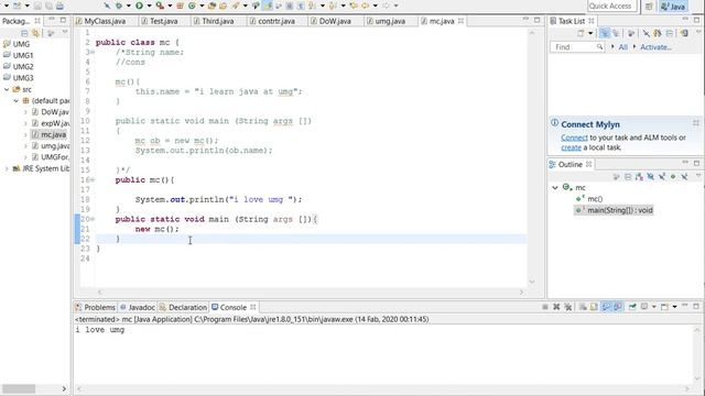 Non argument constructor example смотреть онлайн