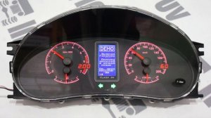 Электронная комбинация приборов Flash х4 на Lada Priora, Kalina, 2110-12 с евро панелью