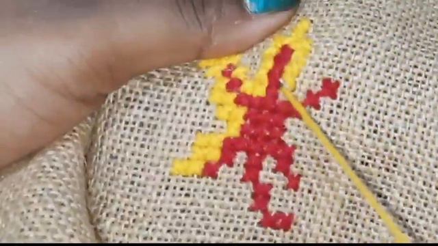 Ason design, cross stitch leaf/পাতা ason design/border line design.jut rage sitting mat design. смотреть онлайн