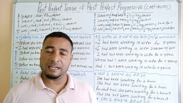PAST PERFECT TENSE in GUJARATI /PAST PERFECT CONTINUOS સીખો ગુજરાતી માં/EP-6TENSES смотреть онлайн