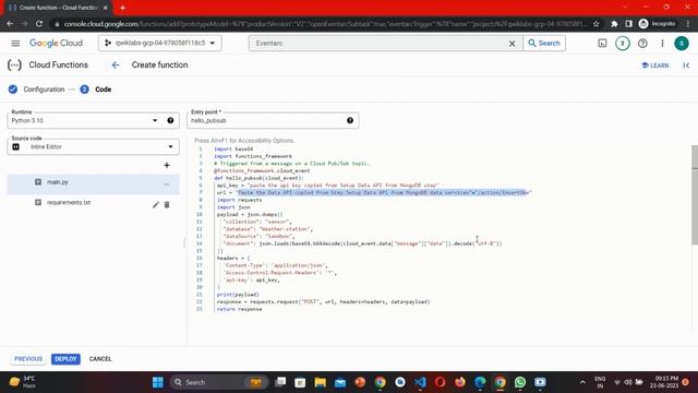 Creating a Real-time Data Pipeline using Eventarc and MongoDB Atlas смотреть онлайн