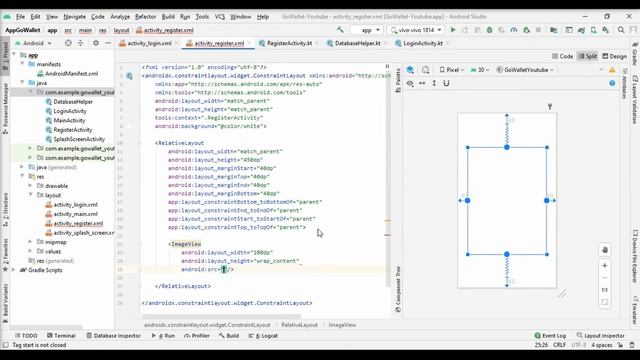 Go-Wallet Apps 3 - Register with SQLite Database смотреть онлайн