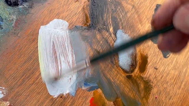 Пишу маслом на пленэре этюд в Пестовском парке смотреть онлайн