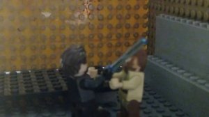 Оби-Ван Кеноби против Энакина Скайуокера лего | битва на Мустафаре | лего анимация