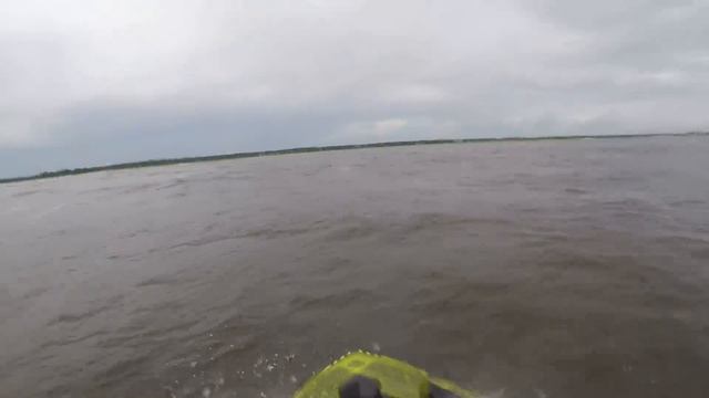 First time riding in the ocean with 2018 Sea Doo RXP X 300 смотреть онлайн
