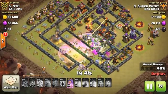 TH 10 Bowler + Witch Queen And Walk Attack Strategy 3 Stars-Clan War | Clash of Clans смотреть онлайн