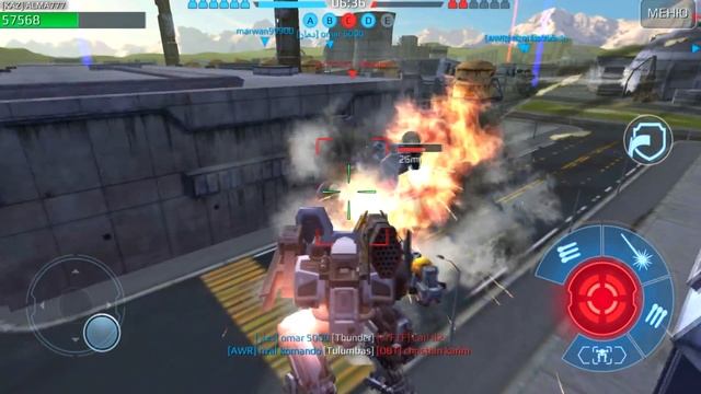 War Robots ОБЗОР робота KUMIHO советы новичкам данаты в игре роботы Galahad Cossack Grififn смотреть онлайн