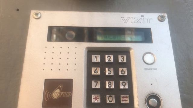 VIZIT БВД-432, Запись ключа #домофон смотреть онлайн