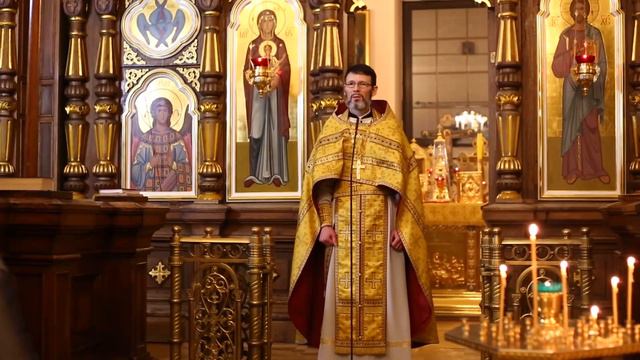 Проповедь в Неделю перед Рождеством Христовым, святых отец смотреть онлайн