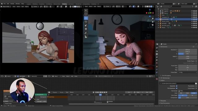 How To Playblast Animation In Blender смотреть онлайн